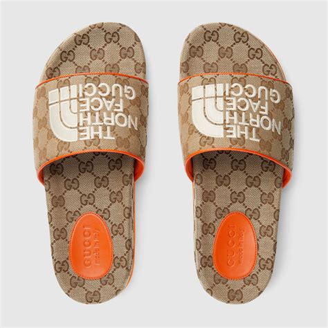 gucci northface slides|gucci north face overalls.